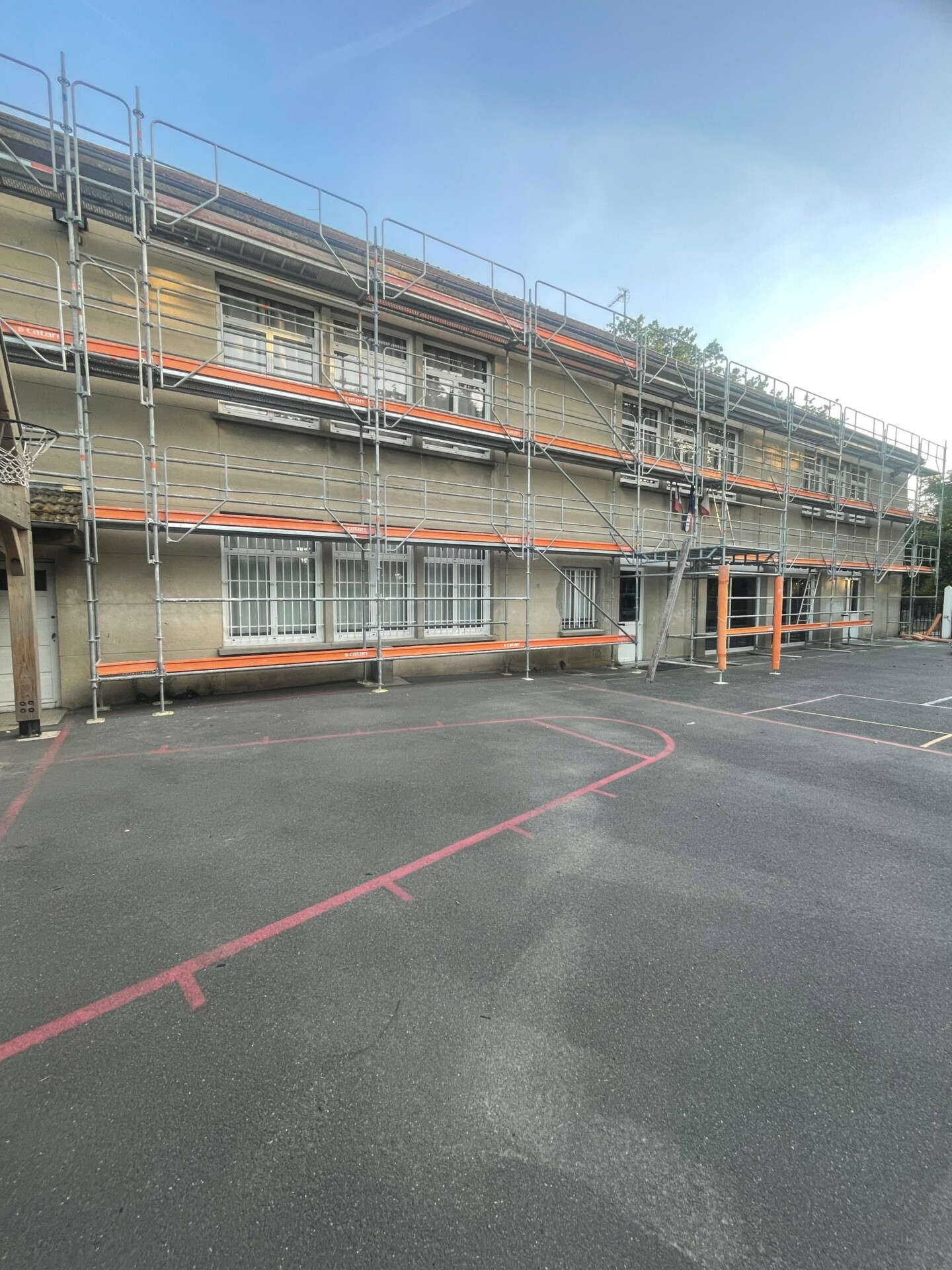 L'isolation de l'école de Perthes (Photo Mairie de Perthes)